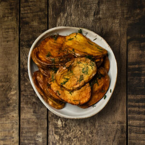 PEČENÉ BRAMBORY S KOPREM / BAKED POTATOES WITH DILL